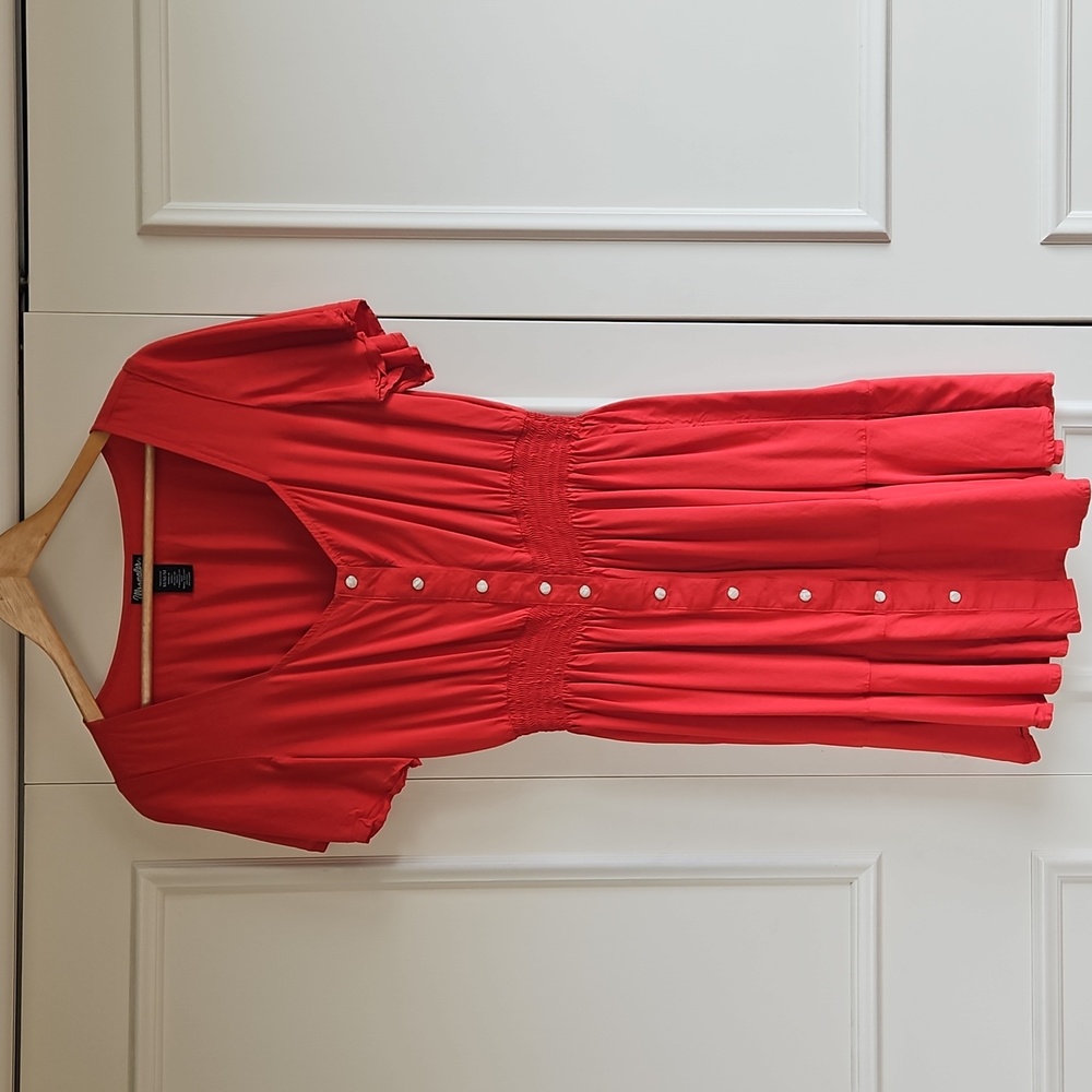 Red Wrangler Retro Dress